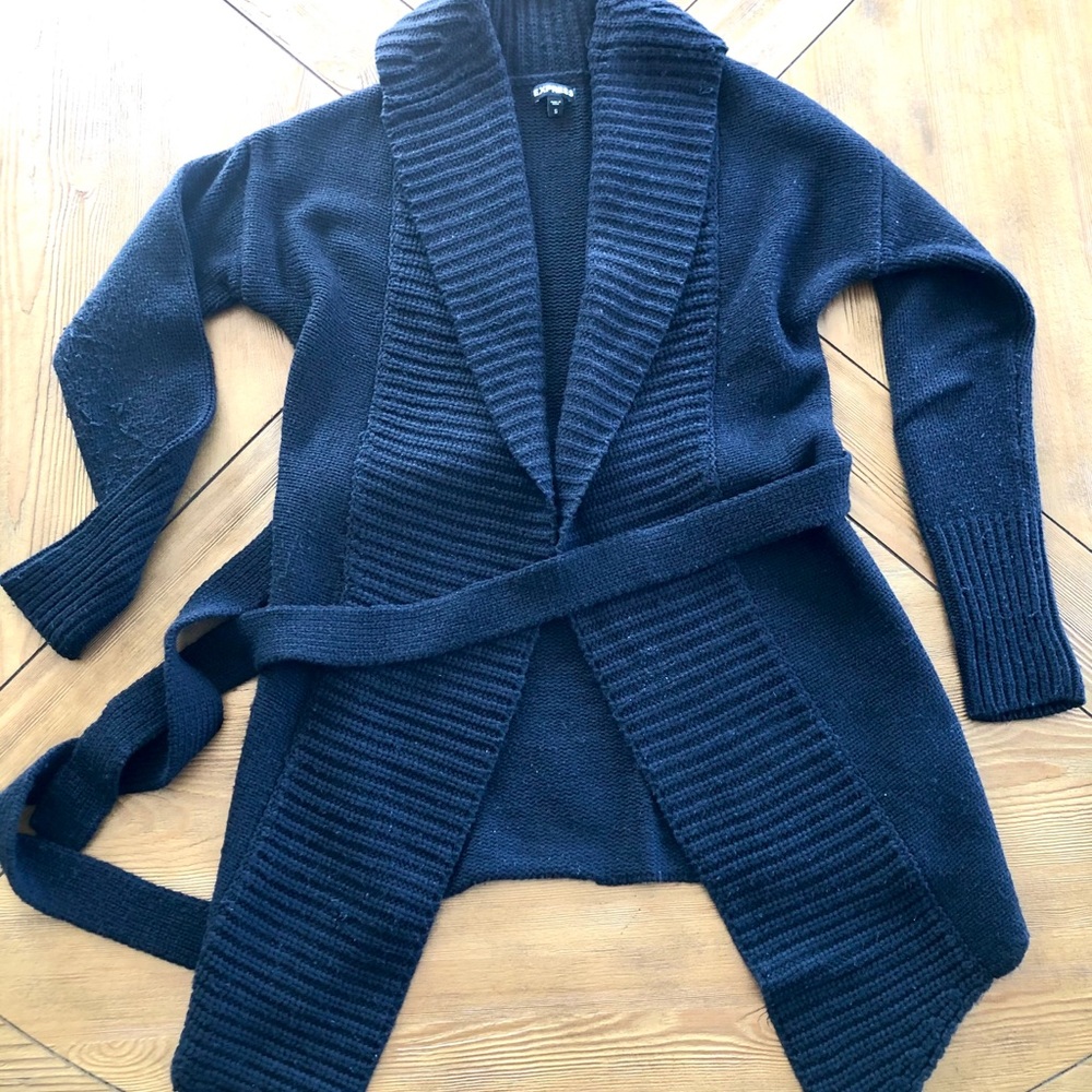 Express Black Cardigan